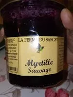 Mängden socker i Confiture myrtille sauvage