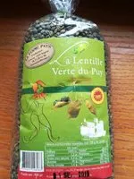 Mängden socker i La lentille verte du puy