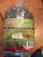 Mängden socker i La lentille verte du Puy