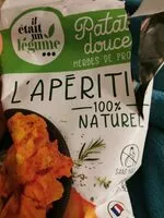 Mängden socker i Chips de patate douce aux herbes de Provence