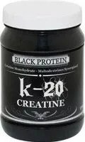 Mängden socker i Black-protein - Créatine K 20 Creatine