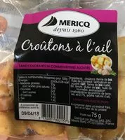 Mängden socker i Crouton a l’ail