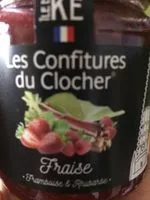 Mängden socker i Confiture Fraise, framboise & rhubarbe