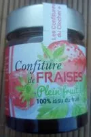 Mängden socker i Confiture de Fraises Plein fruit