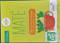 Mängden socker i Maté drainant, The Vert Citron