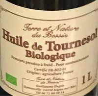 Mängden socker i Huile de tournesol biologique