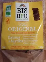 Mängden socker i Petits crackers sans cuisson Bananes & Myrtilles