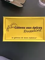 Mängden socker i Gâteau Aux épices Toussaint