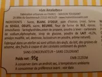 Mängden socker i Les Arcelottes - Meringues au Pain d'Épices