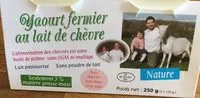 Mängden socker i Yaourt fermier au lait de chèvre Nature