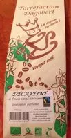 Mängden socker i Decafeiné torrefacrion Dagobert bio