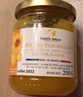 Mängden socker i Miel de tournesol de touraine