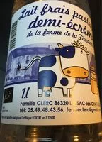 Mängden socker i Lait frais pasteurise demi-ecreme