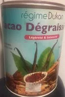 Mängden socker i Poudre De Cacao 1% Matières Grasses