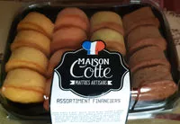 Mängden socker i Assortiment de financiers COTTE ET ESCOFFIER