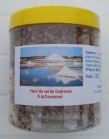Mängden socker i Préparation à base de Fleur de sel de Guérande au Cornarom