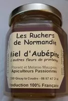 Mängden socker i Miel  d'aubépine