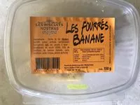 Mängden socker i Biscuits fourrés banane