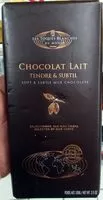 Mängden socker i Chocolat lait tendre & subtil