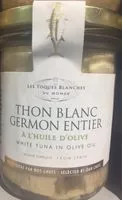 Mängden socker i Thon blanc Germon entier à l'huile d'olive
