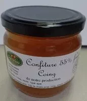 Mängden socker i Confiture 55% fruits Coings