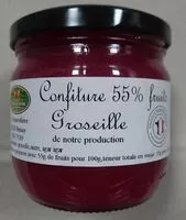 Mängden socker i Confiture groseille