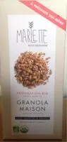 Mängden socker i Granola maison