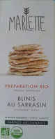 Mängden socker i Préparation Bio Pour Blinis Au Sarrasin