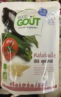 Mängden socker i Ratatouille au quinoa-Good Gout-190g