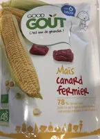 Mängden socker i Mais canard fermier-Good Gout-190g