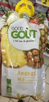 Mängden socker i Gourde Ananas-Good Gout-120g