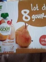 Mängden socker i Good goud poire williams
