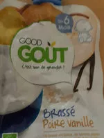 Mängden socker i Brassé poire vanille 90g
