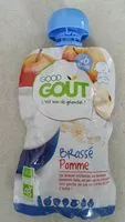 Mängden socker i Gourde Brassé Pomme-Good Gout-90g