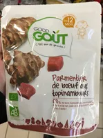Mängden socker i Parmentier de boeuf aux topinambours-Good Gout-220g