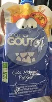 Mängden socker i Gourde Coco Mangue Passion-Good Goût-90g
