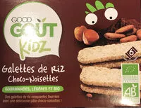 Mängden socker i Galettes de riz Choco-Noisettes