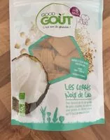 Mängden socker i Les carrés Noix de coco bio 50g