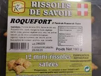Mängden socker i Rissoles de Savoie Roquefort