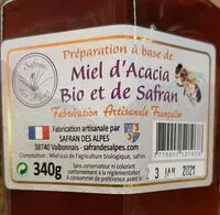 Mängden socker i Miel d acacia bio et de safran