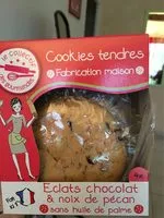Mängden socker i Tendres cookies choco-pecan x4