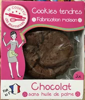 Mängden socker i Cookies tendres Chocolat