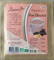 Mängden socker i Préparation pour flan chocolat