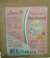 Mängden socker i Préparation pour Flan Caramel