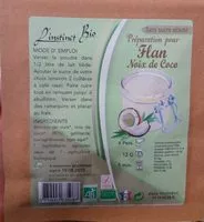 Mängden socker i Préparation pour flan noix de coco