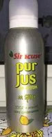Mängden socker i Pur jus de citron en spray