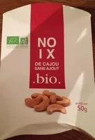 Mängden socker i Noix de cajou sans ajout bio