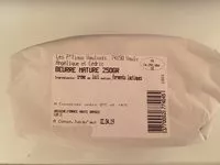 Mängden socker i Beurre nature