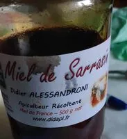 Mängden socker i Miel de sarrasin