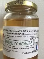 Mängden socker i Miel d’acacia